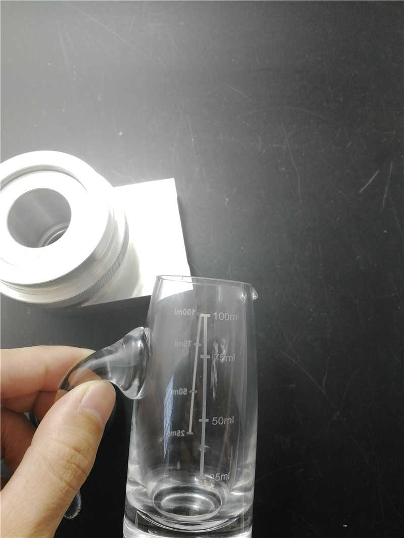 Vaso de vidrio marcado con láser verde Q-switched compacto